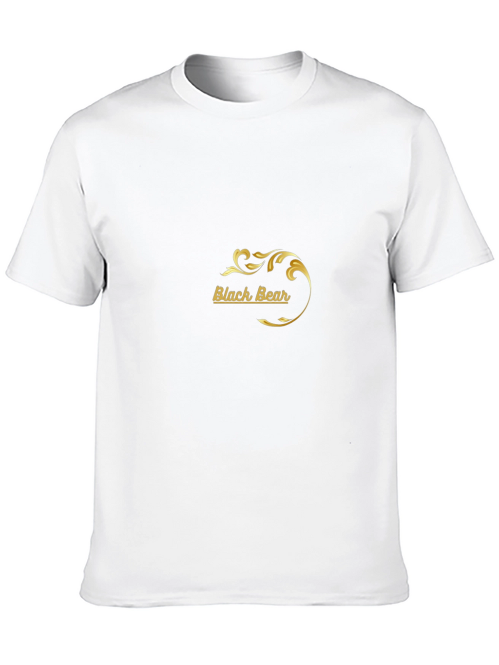 Black Bear Graphic Print Crew Neck T-Shirt
