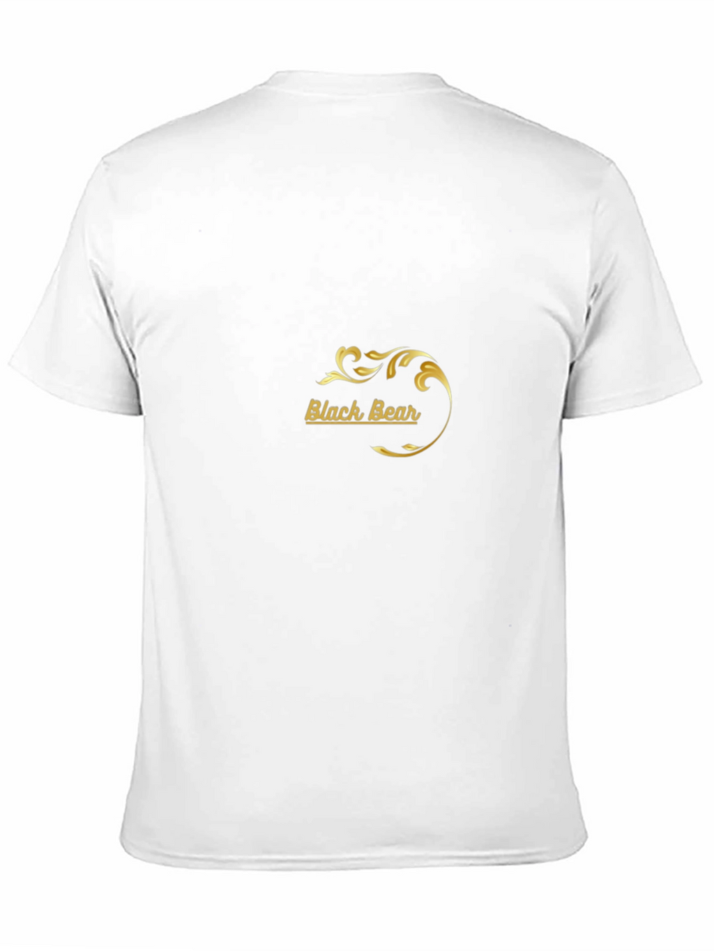 Black Bear Graphic Print Crew Neck T-Shirt