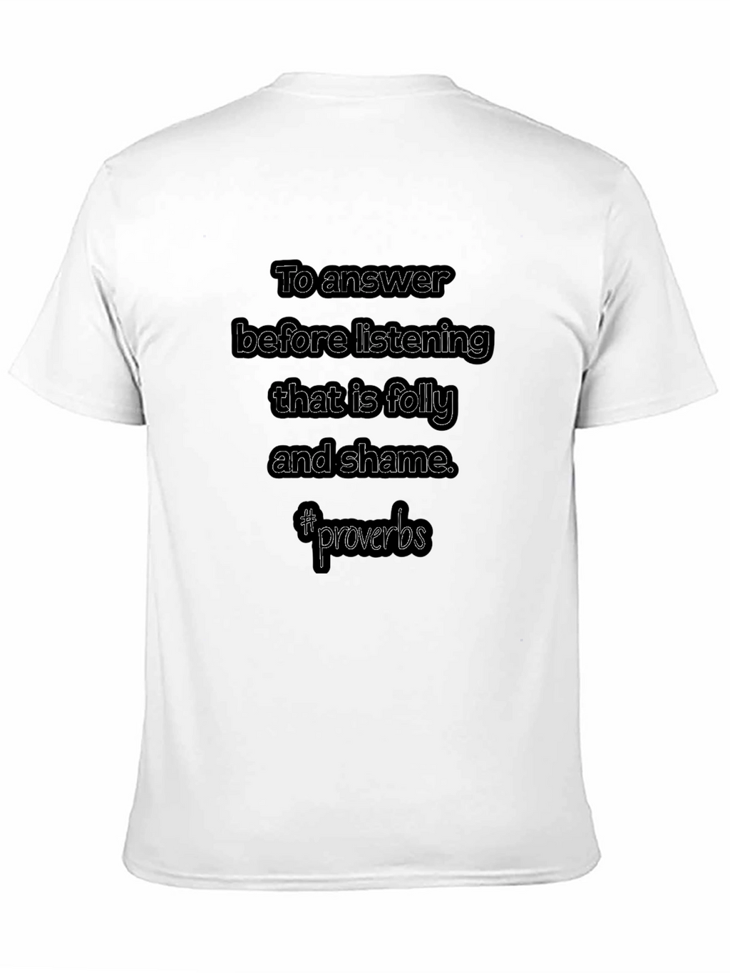 Mens To Answer Graphic T-Shirt