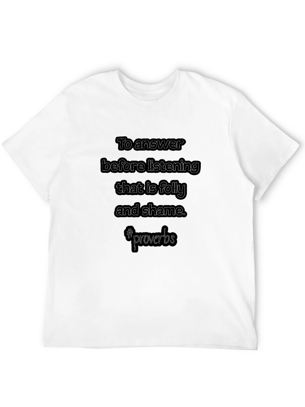 Mens To Answer Graphic T-Shirt