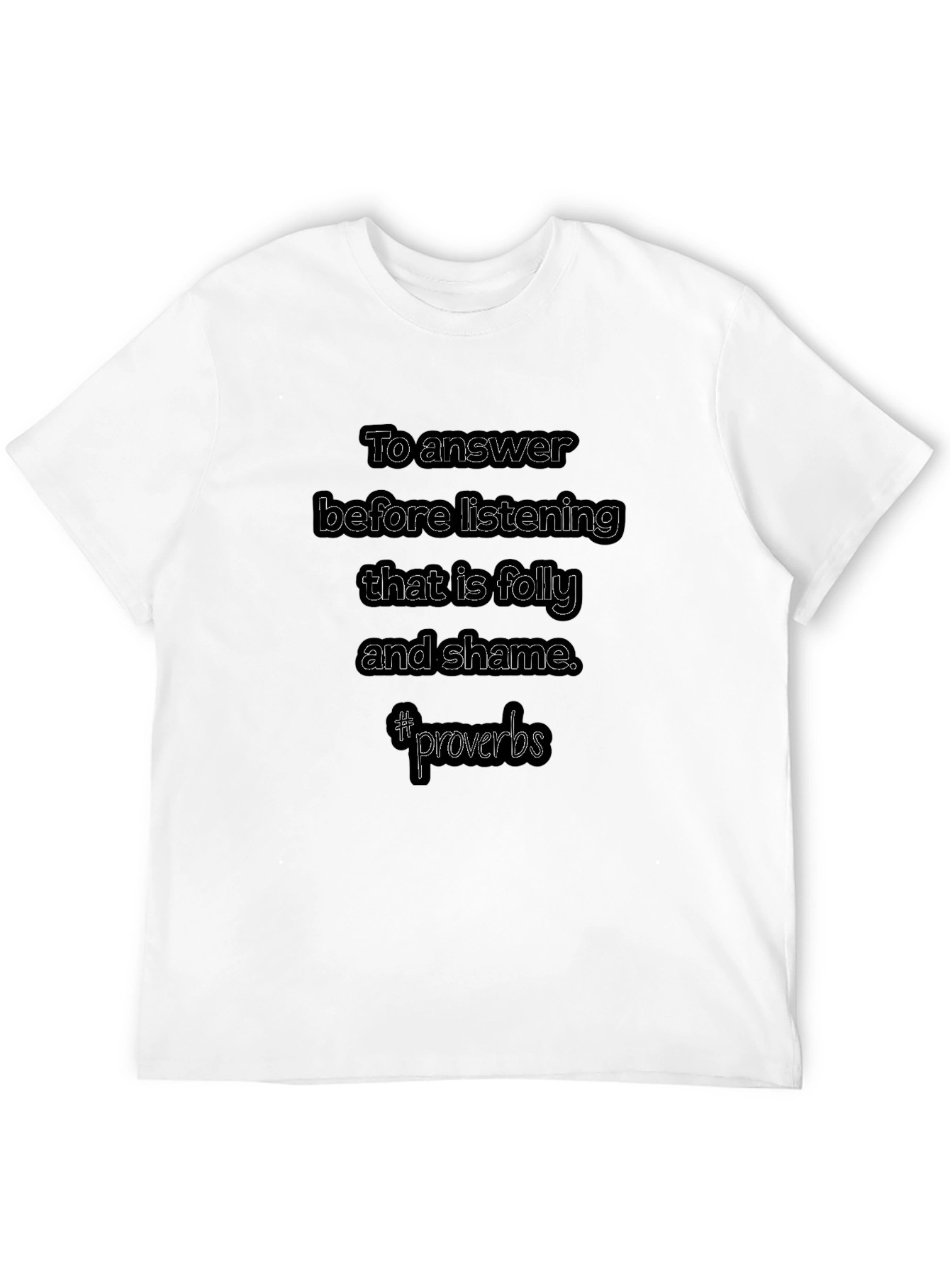 Mens To Answer Graphic T-Shirt