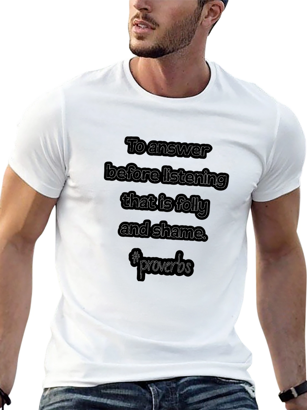 Mens To Answer Graphic T-Shirt