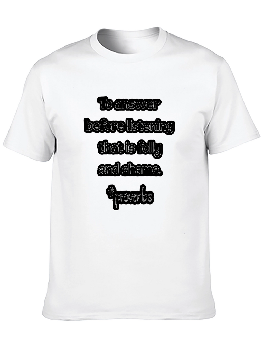Mens To Answer Graphic T-Shirt