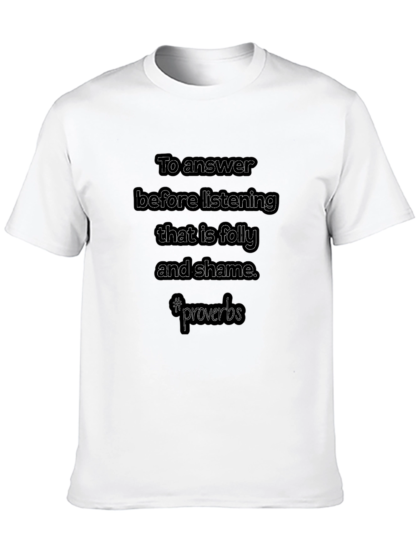 Mens To Answer Graphic T-Shirt