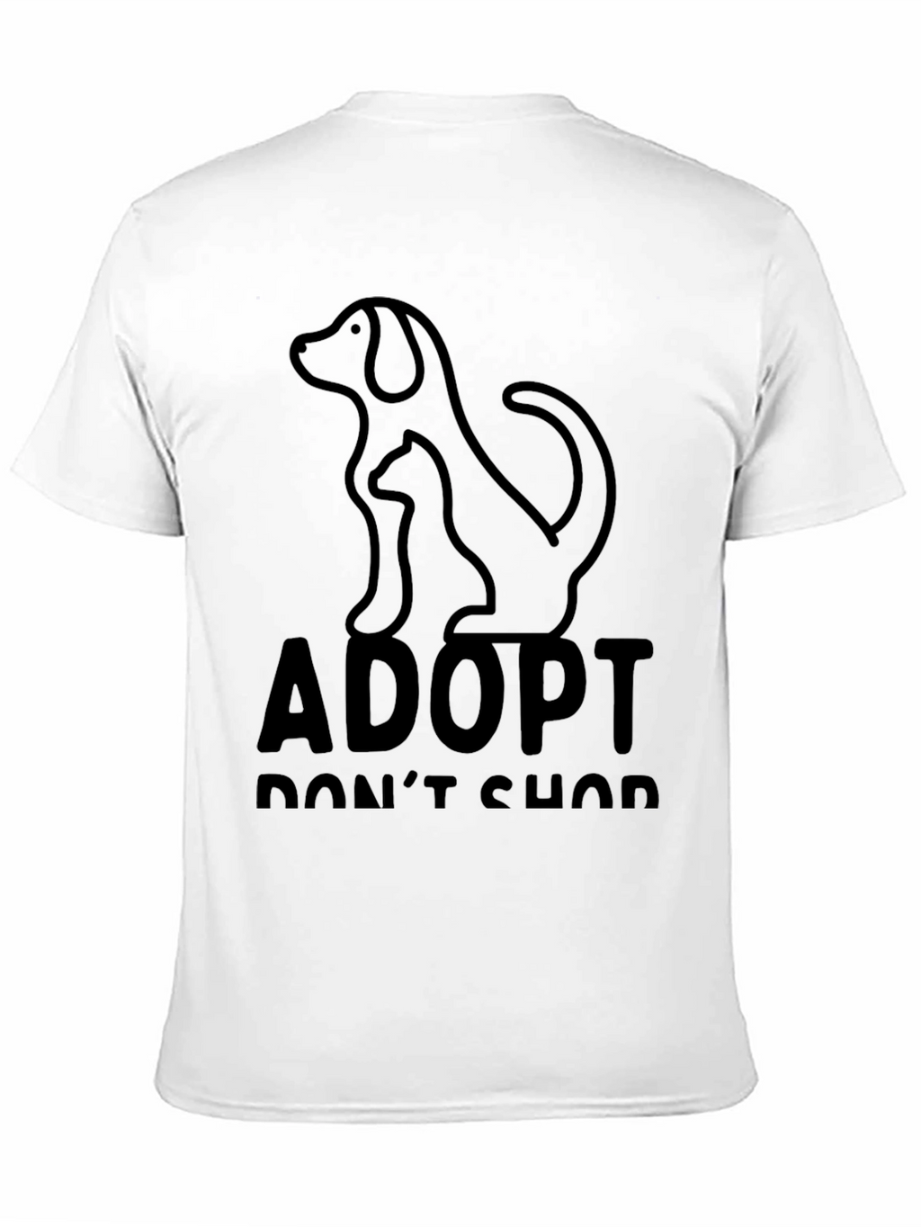 Adopt Dont Shop Graphic T-Shirt