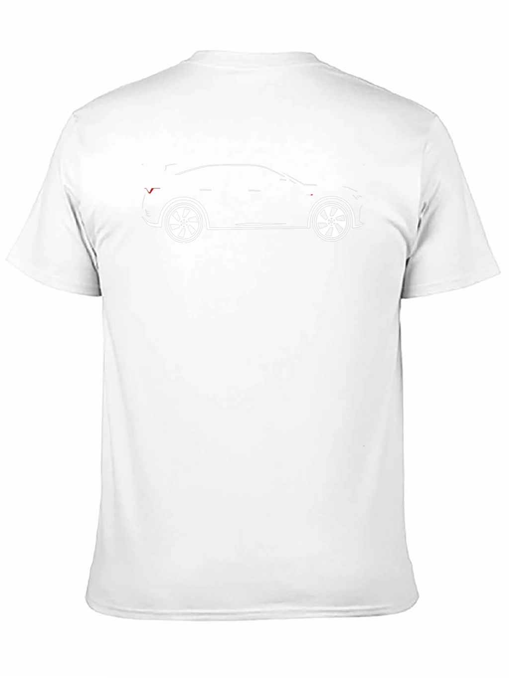 Car Silhouette Graphic Tee - Black