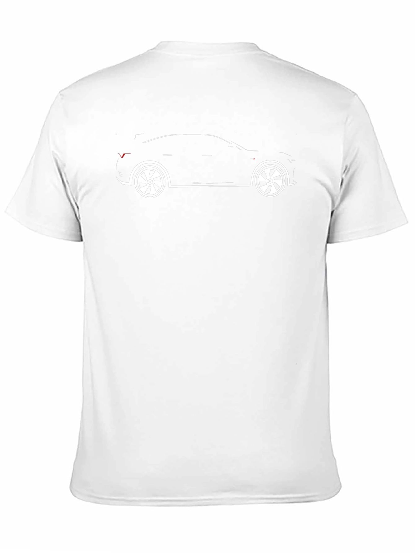 Car Silhouette Graphic Tee - Black
