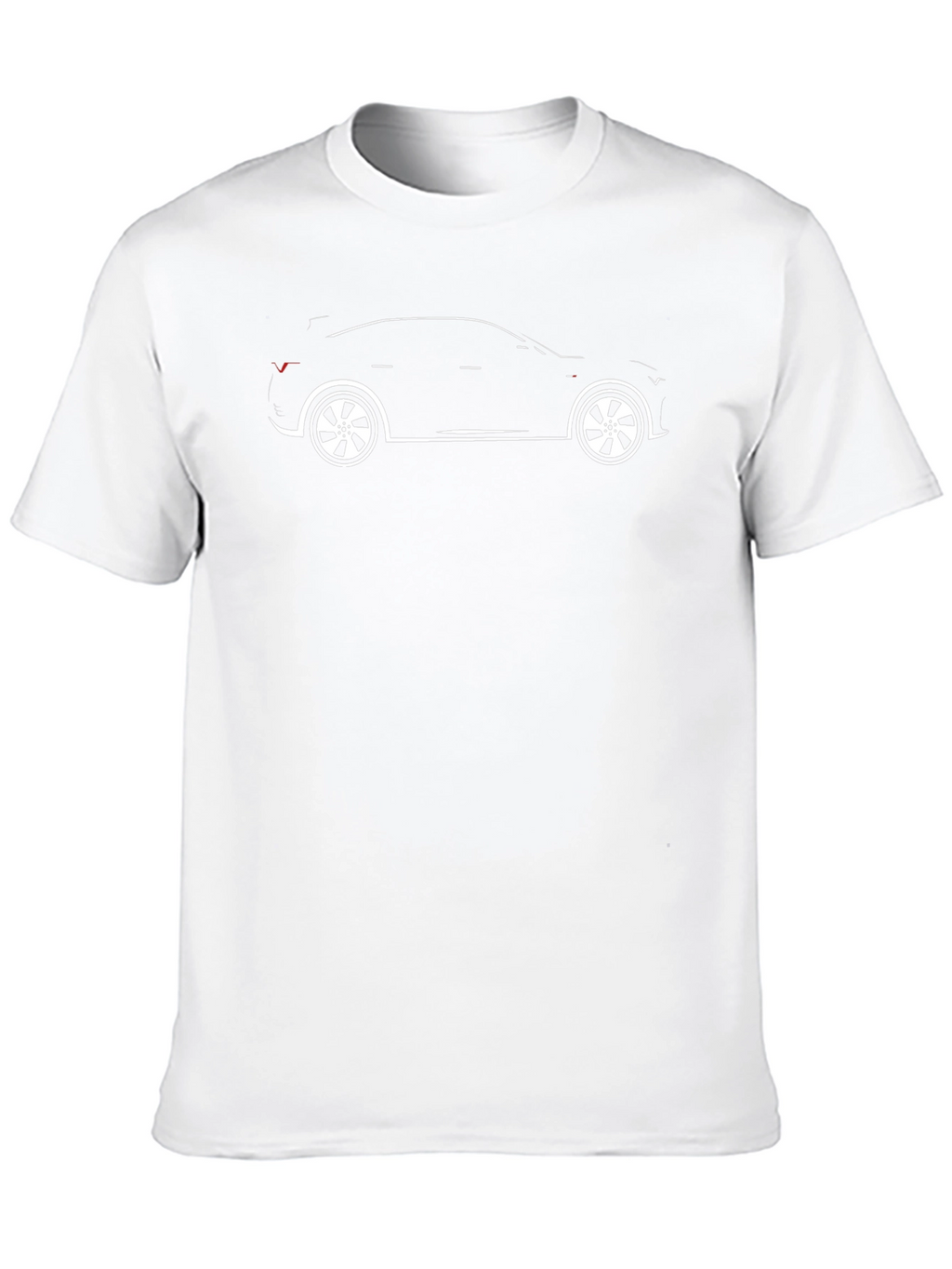 Car Silhouette Graphic Tee - Black