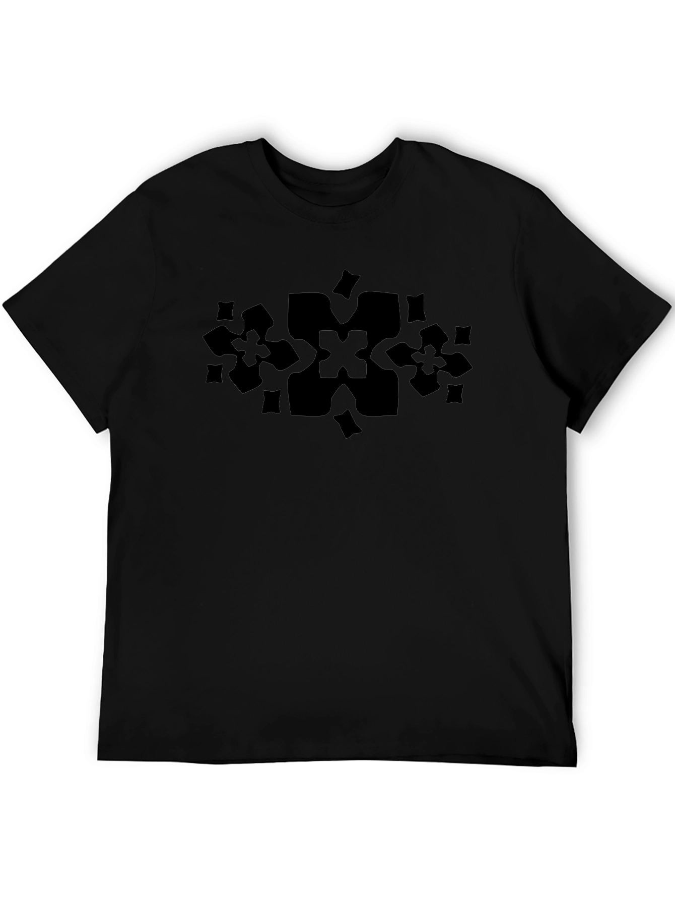 Mens Black Graphic Tee
