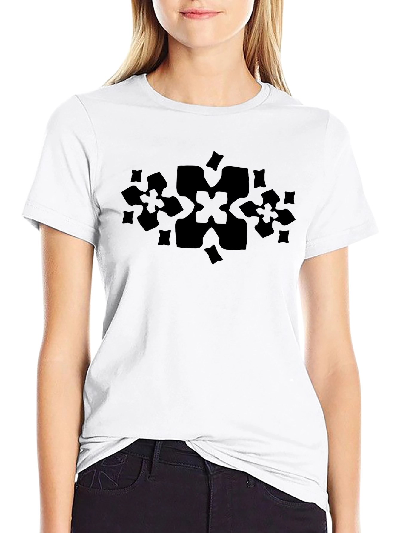 Mens Black Graphic Tee