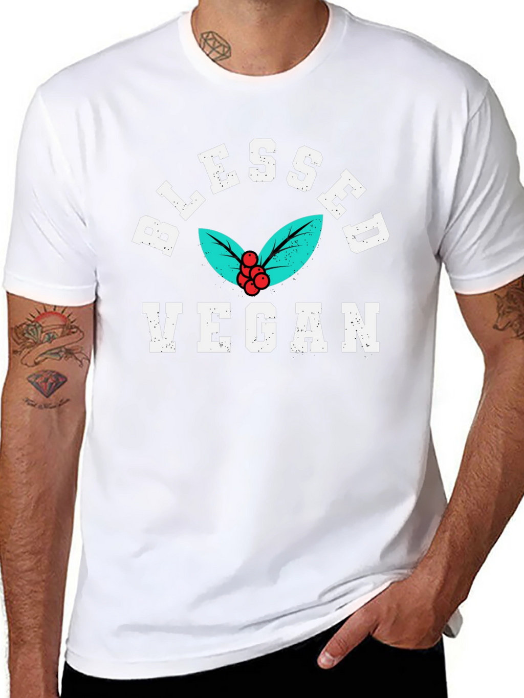 Blessed Vegan Graphic T-Shirt