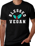 Blessed Vegan Graphic T-Shirt