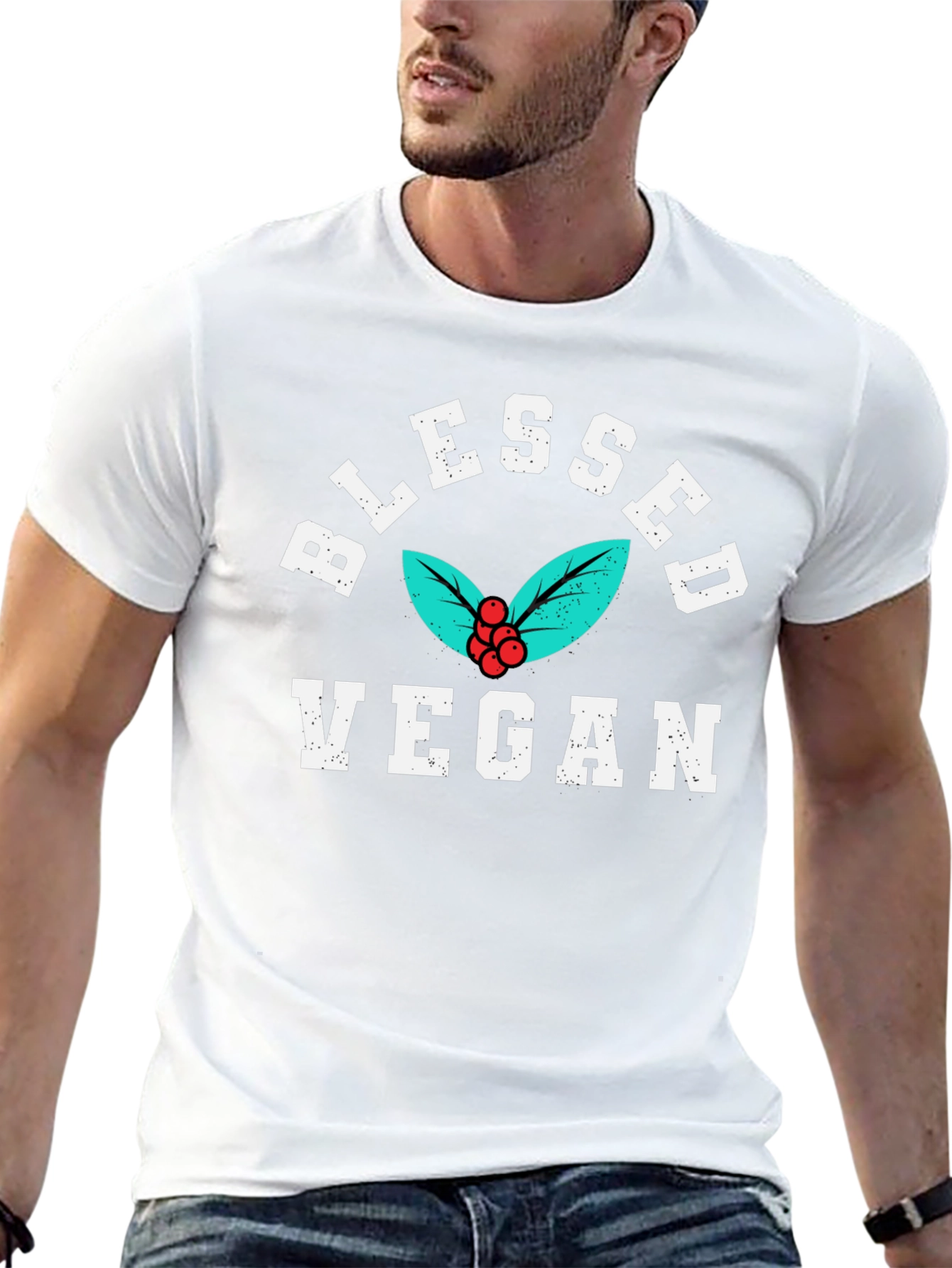 Blessed Vegan Graphic T-Shirt