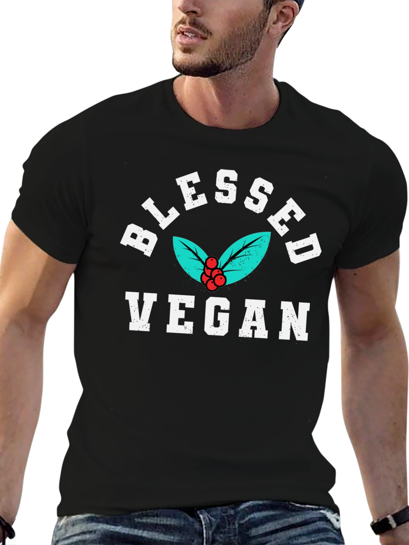 Blessed Vegan Graphic T-Shirt