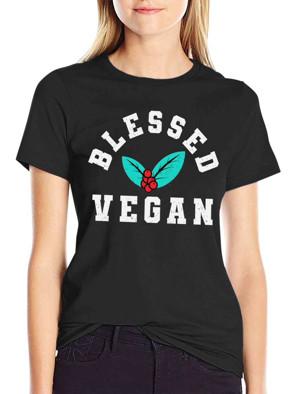 Blessed Vegan Graphic T-Shirt