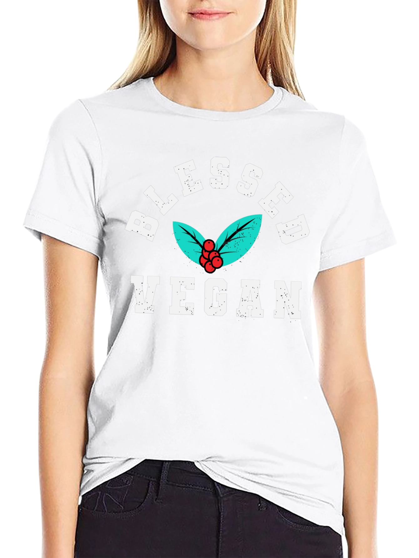 Blessed Vegan Graphic T-Shirt