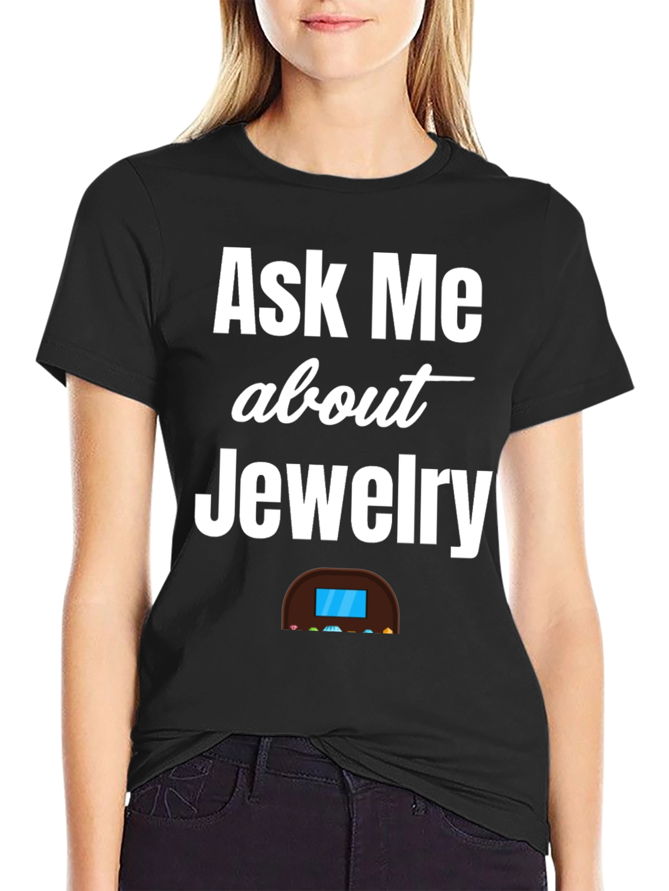 Ask Me About Jewelry T-Shirt - Diamond Enthusiast Tee
