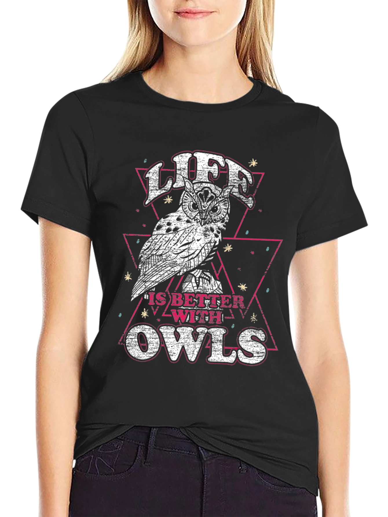 Life is Better with Owls T-Shirt