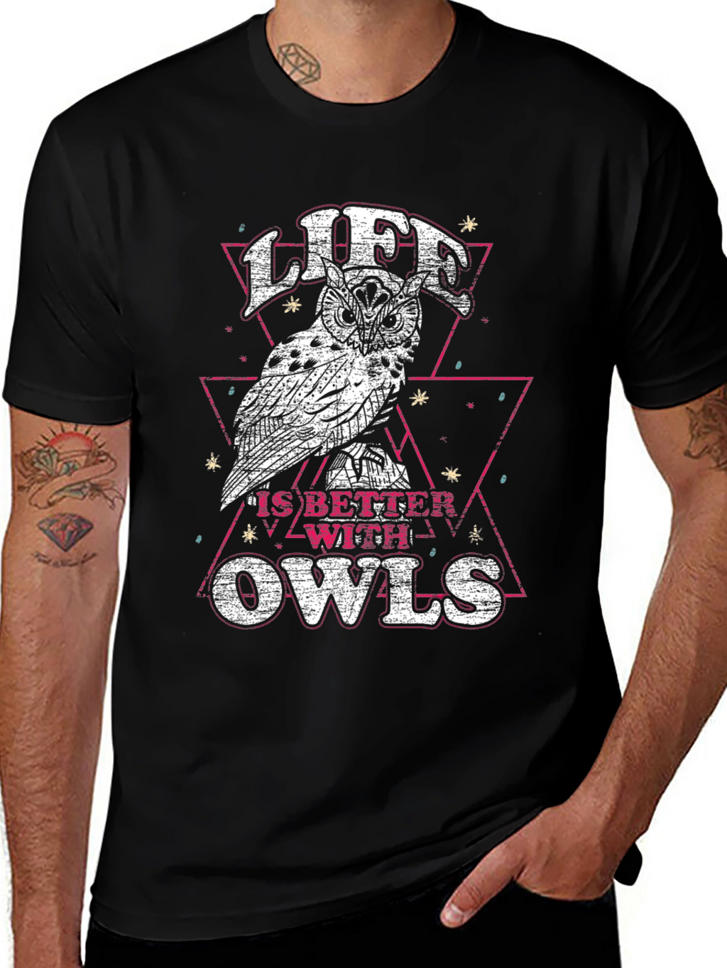 Life is Better with Owls T-Shirt