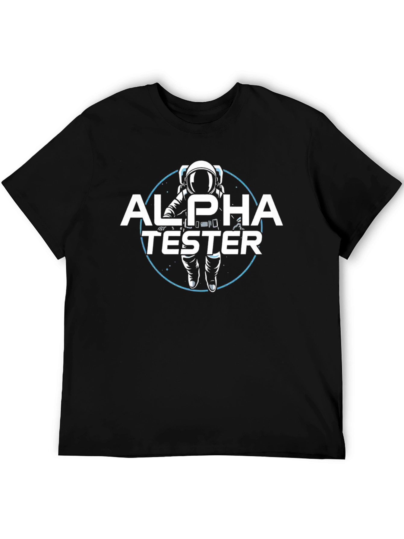 Alpha Tester Graphic T-Shirt - Astronaut Design