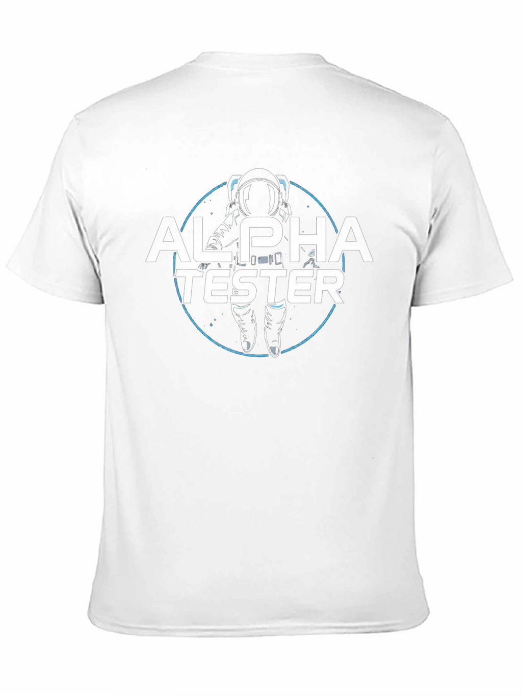 Alpha Tester Graphic T-Shirt - Astronaut Design