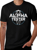 Alpha Tester Graphic T-Shirt - Astronaut Design