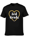 3rd Grade Pencil Heart T-Shirt