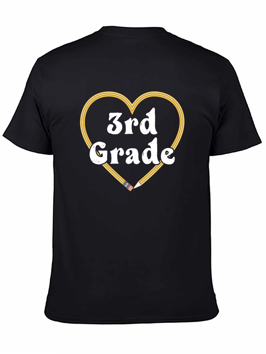 3rd Grade Pencil Heart T-Shirt