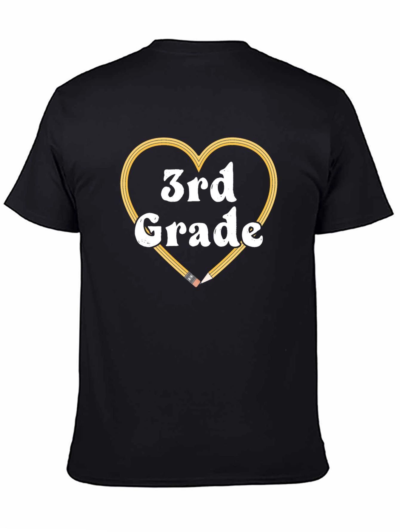 3rd Grade Pencil Heart T-Shirt
