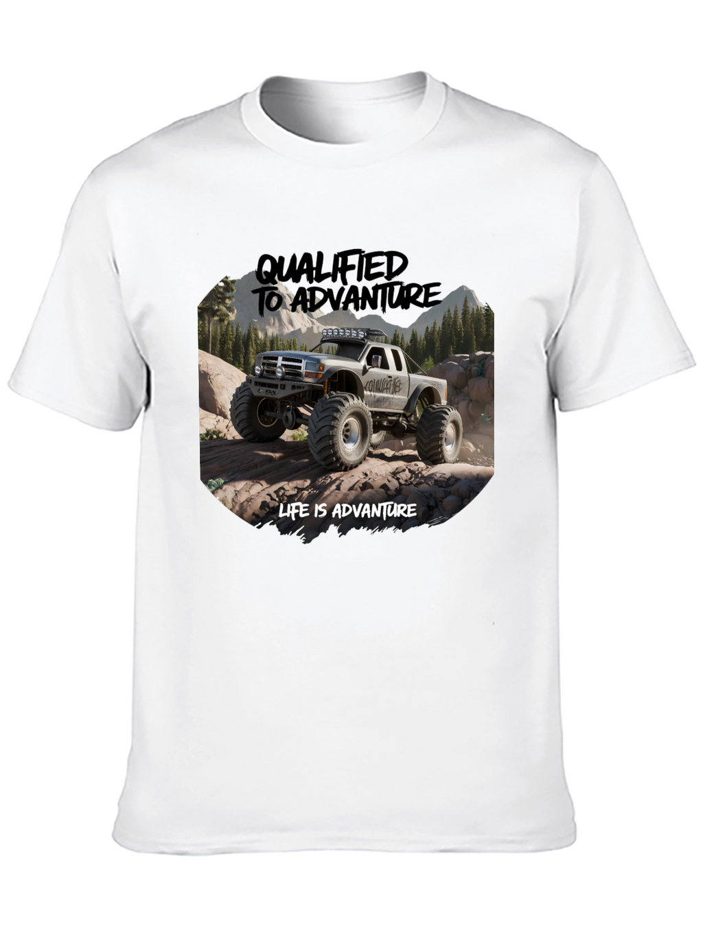 Adventure Truck Graphic Tee - Black