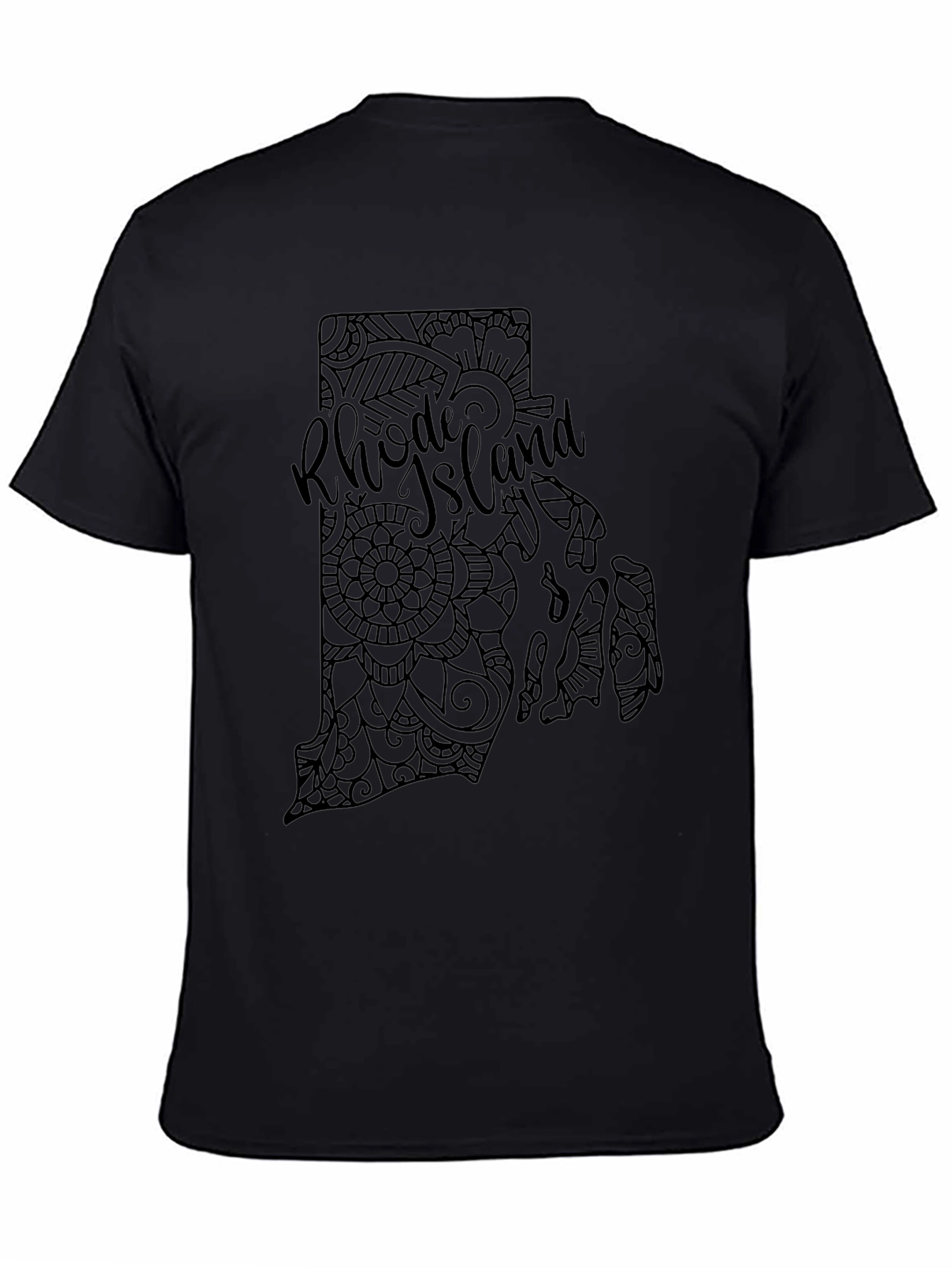 Rhode Island State Mandala T-Shirt