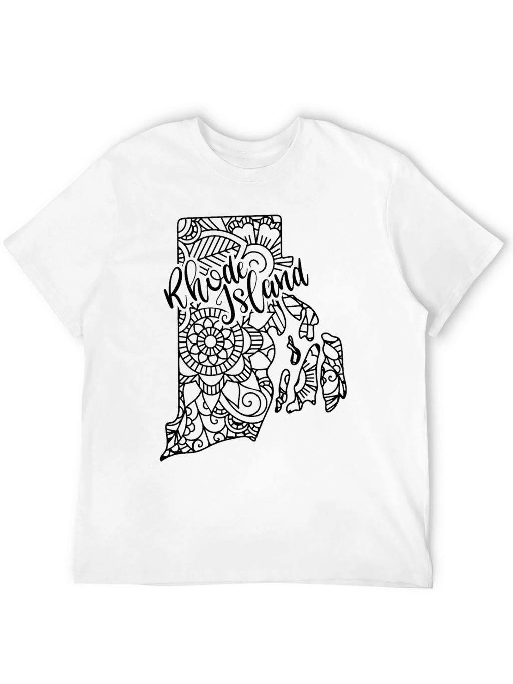 Rhode Island State Mandala T-Shirt