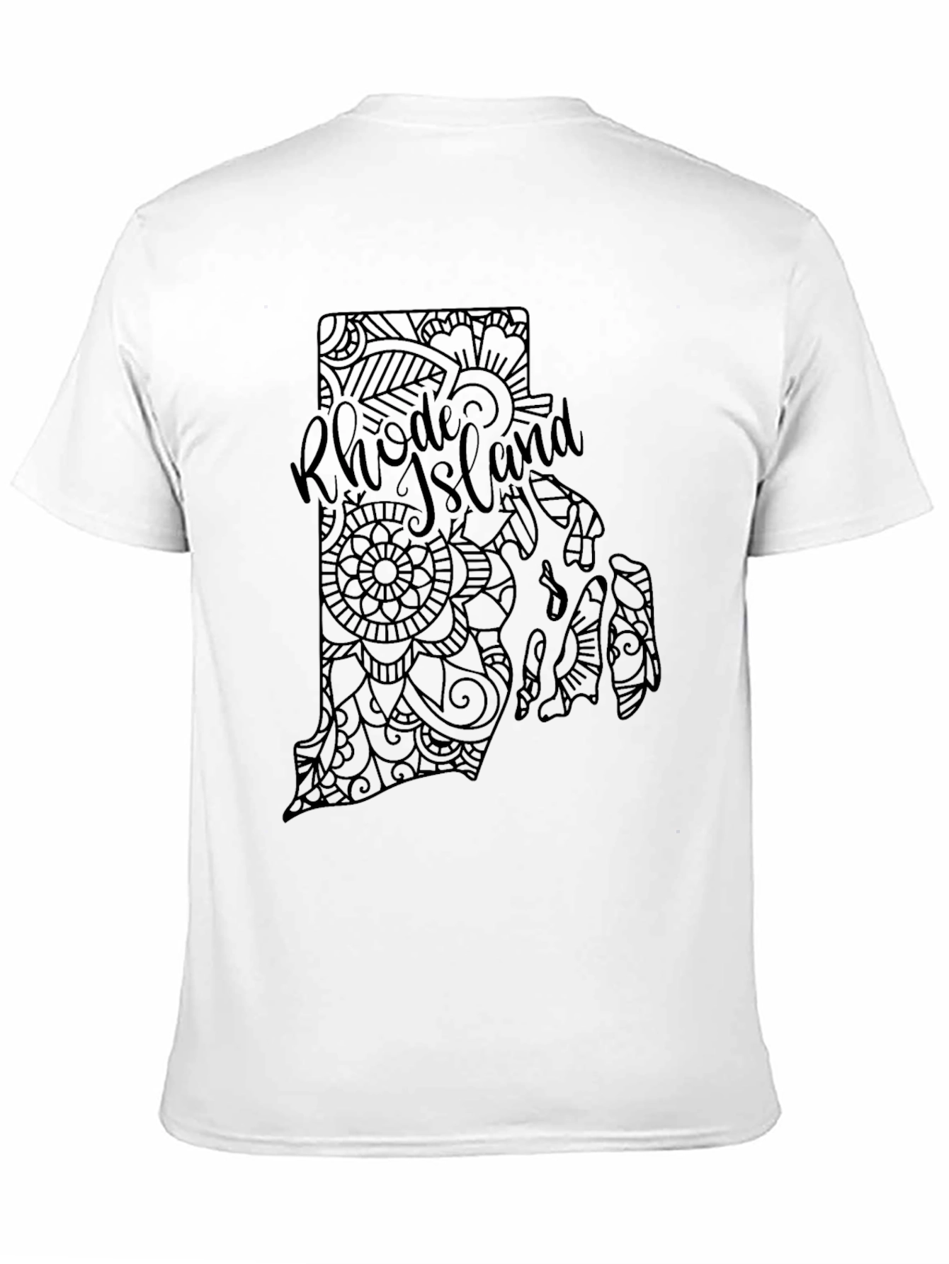 Rhode Island State Mandala T-Shirt