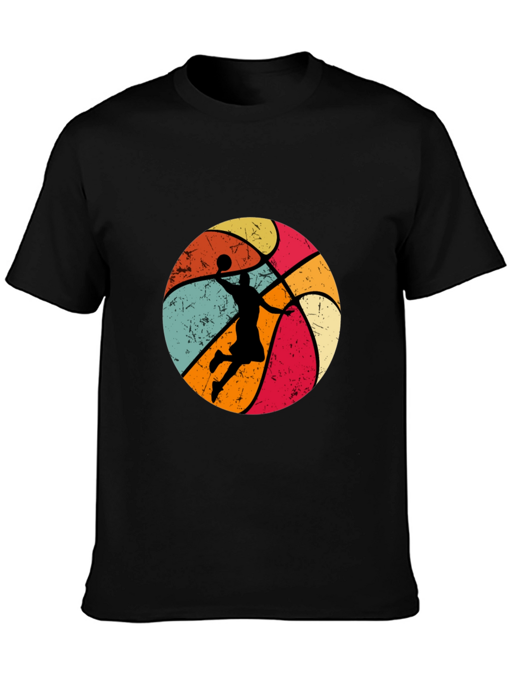 Retro Basketball Dunk T-Shirt