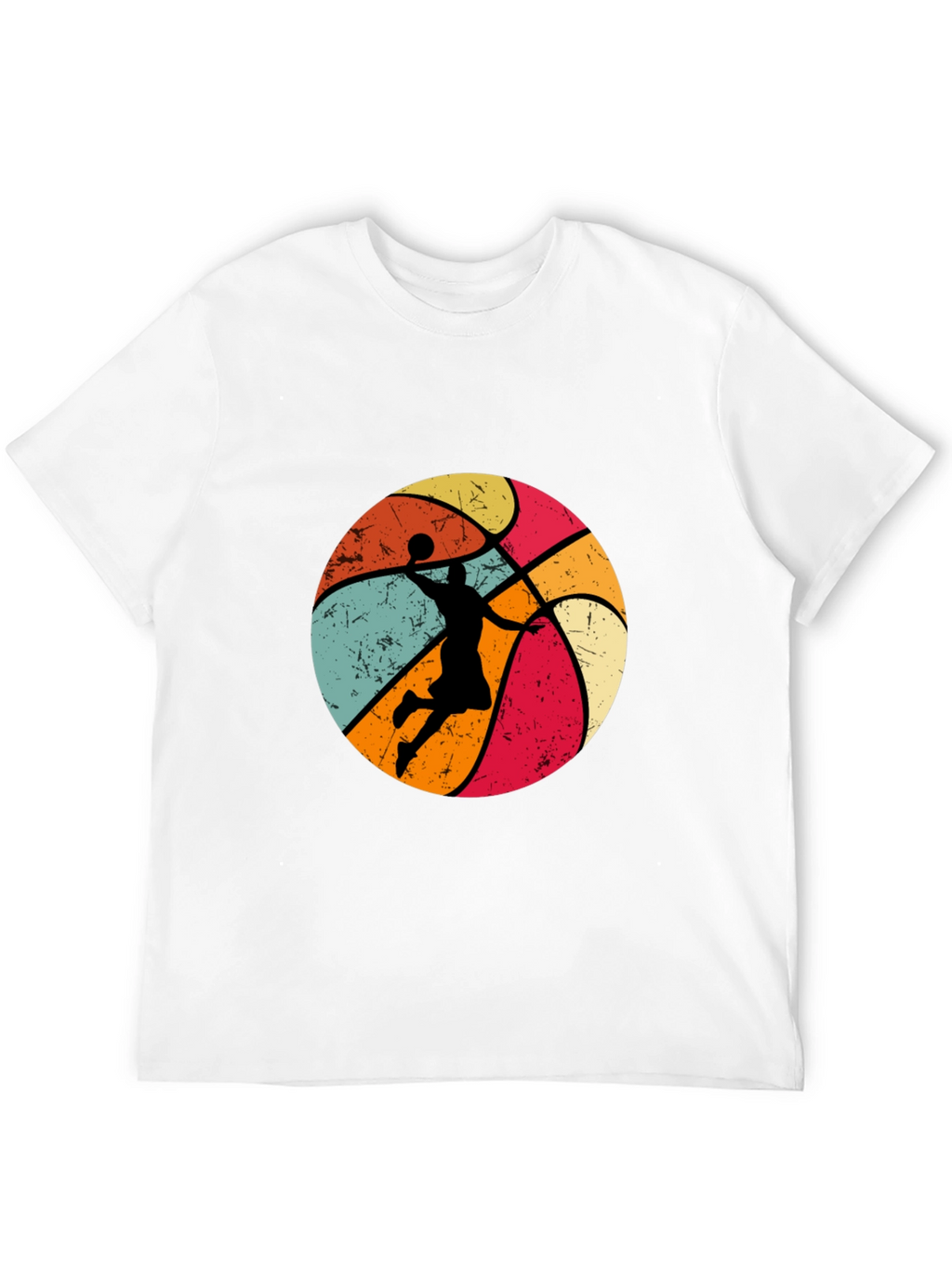 Retro Basketball Dunk T-Shirt