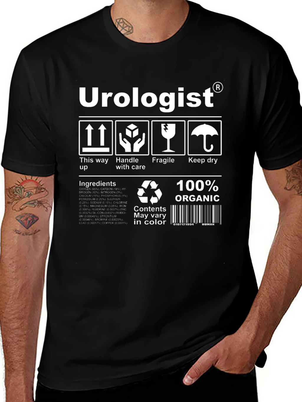 Urologist Organic Cotton Graphic Tee