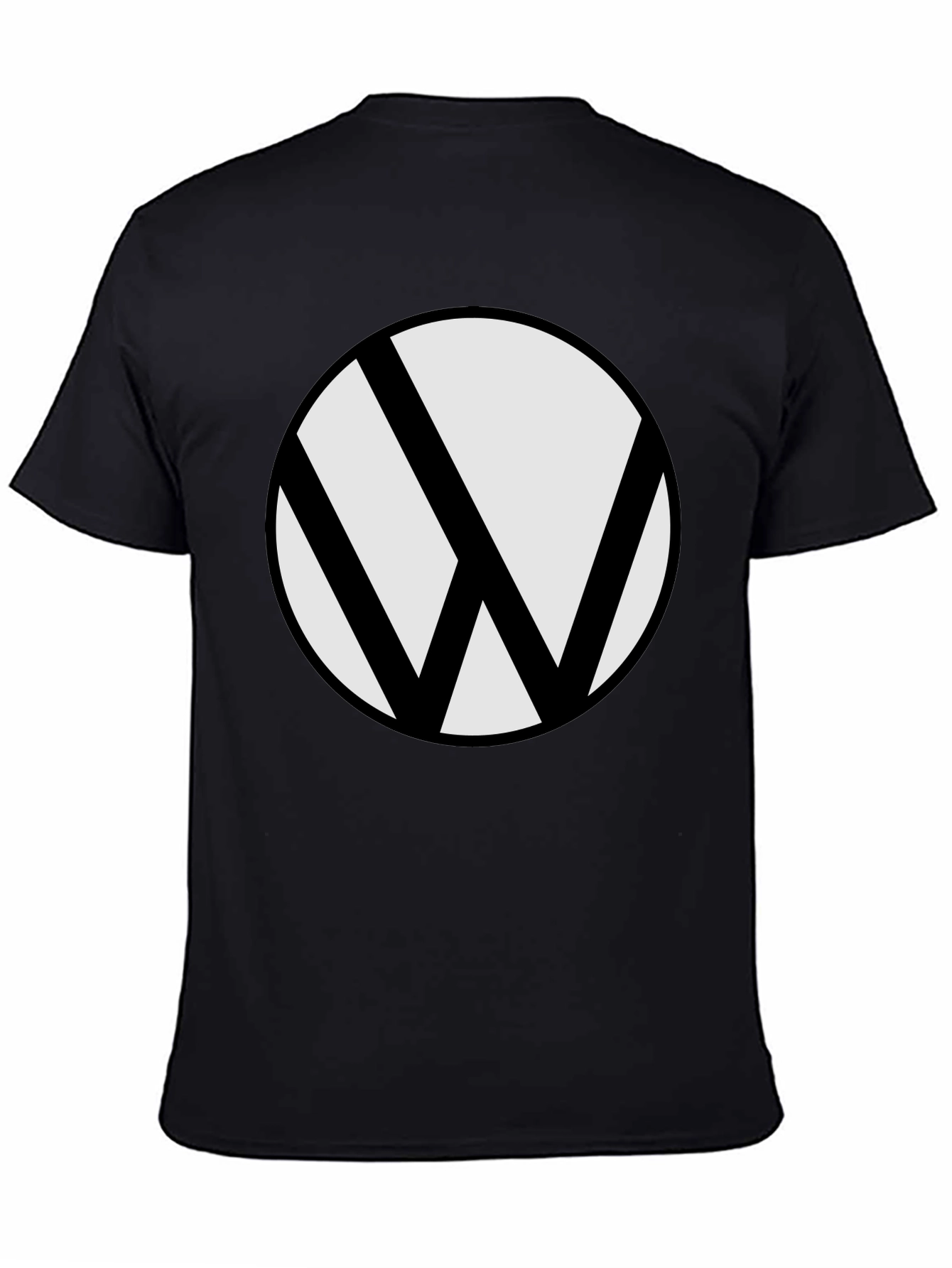 Bold VW Logo T-Shirt - Classic Black Tee