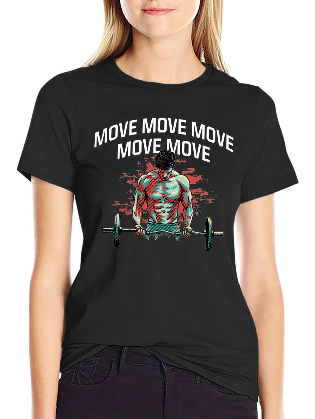 Move Gym Workout Graphic T-Shirt