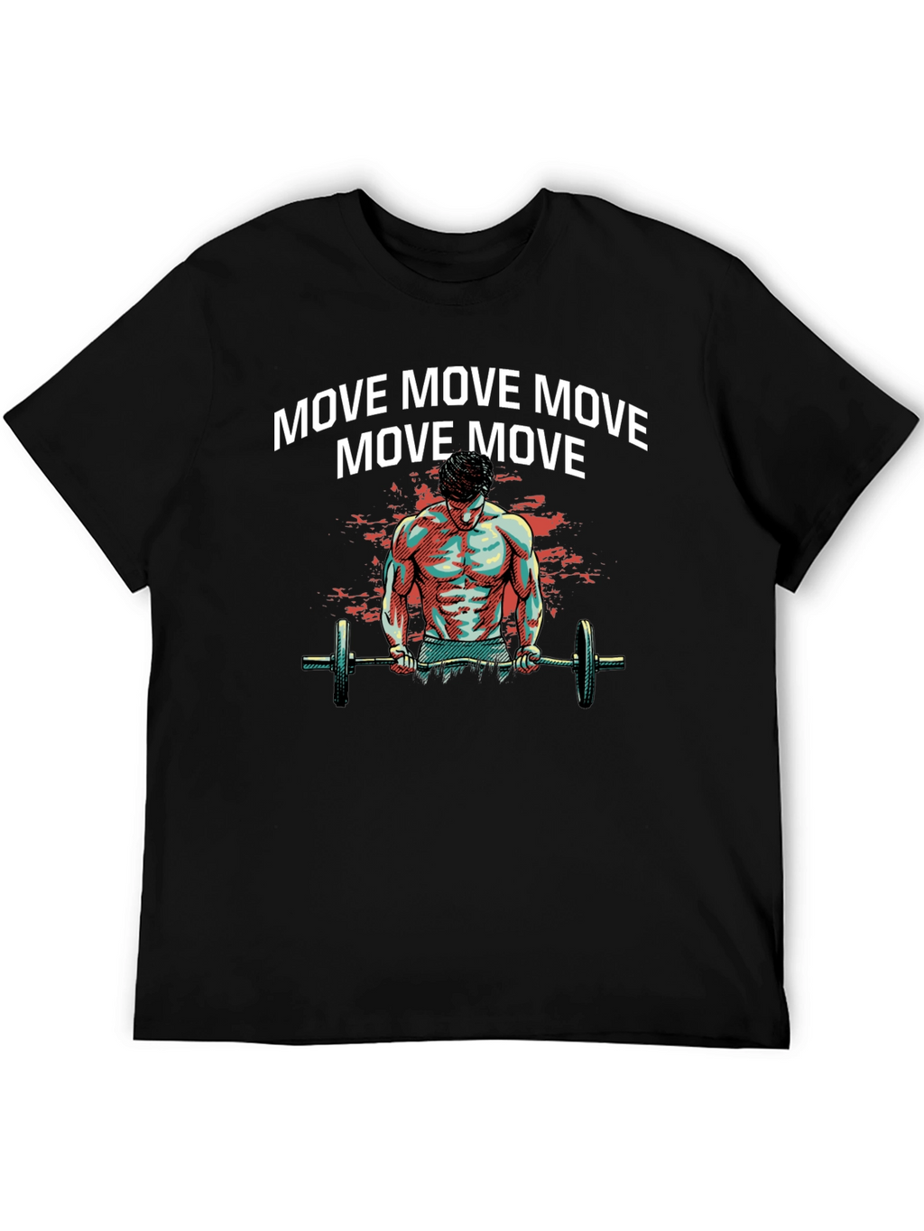 Move Gym Workout Graphic T-Shirt