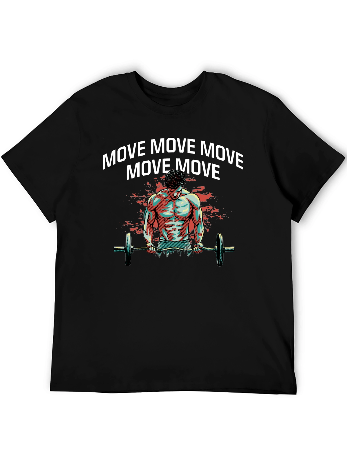 Move Gym Workout Graphic T-Shirt
