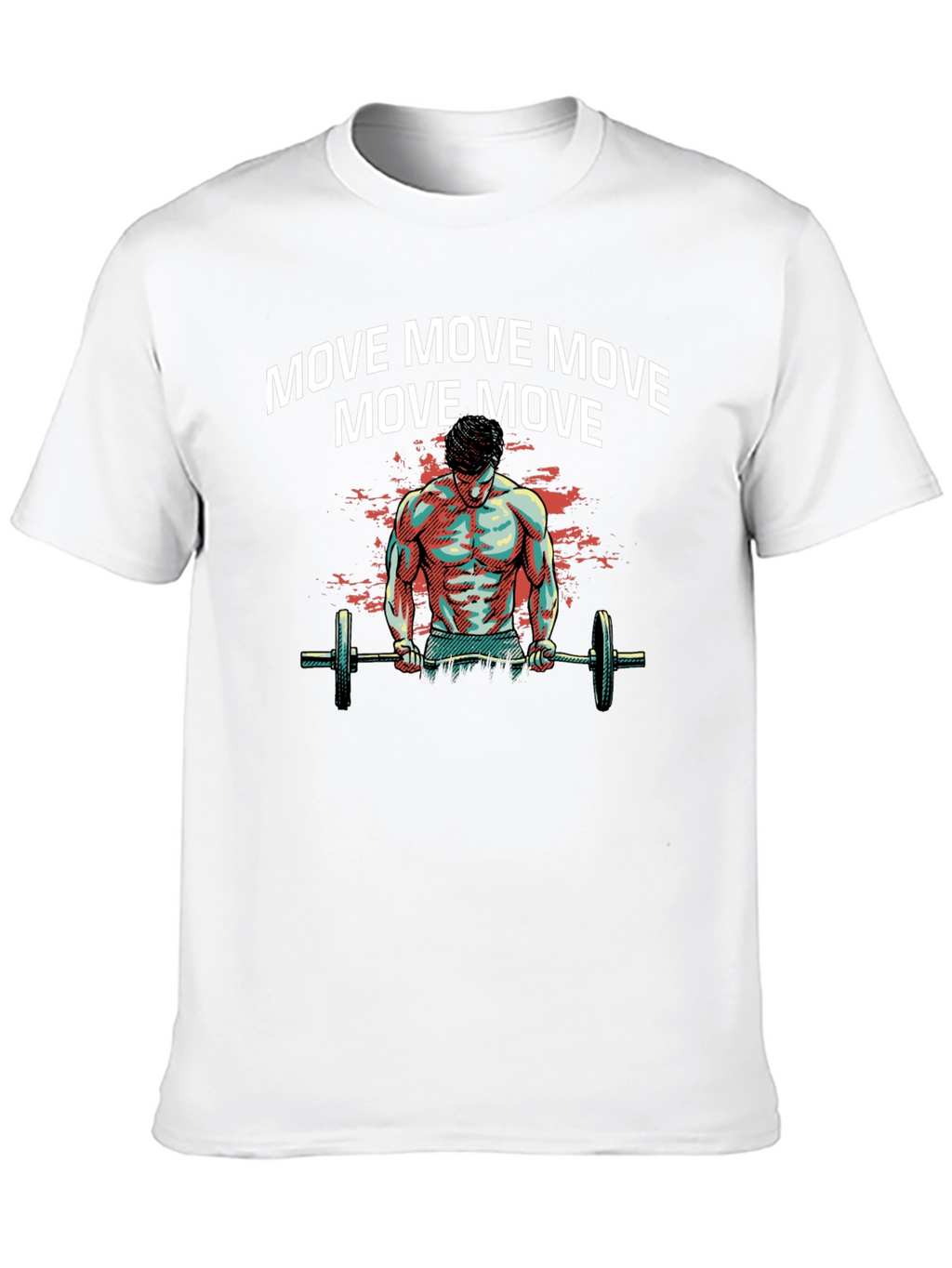 Move Gym Workout Graphic T-Shirt