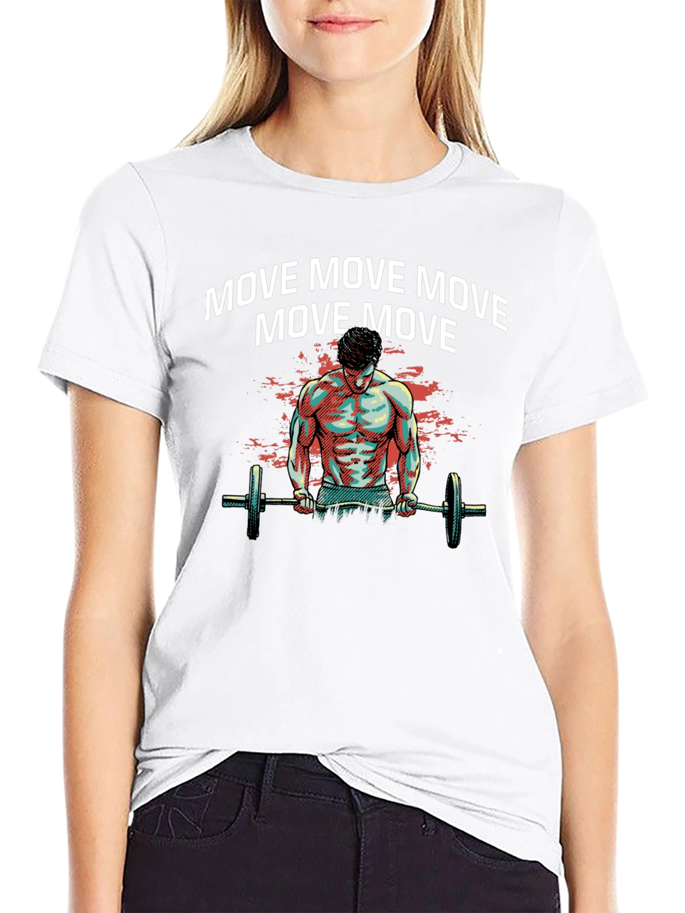 Move Gym Workout Graphic T-Shirt