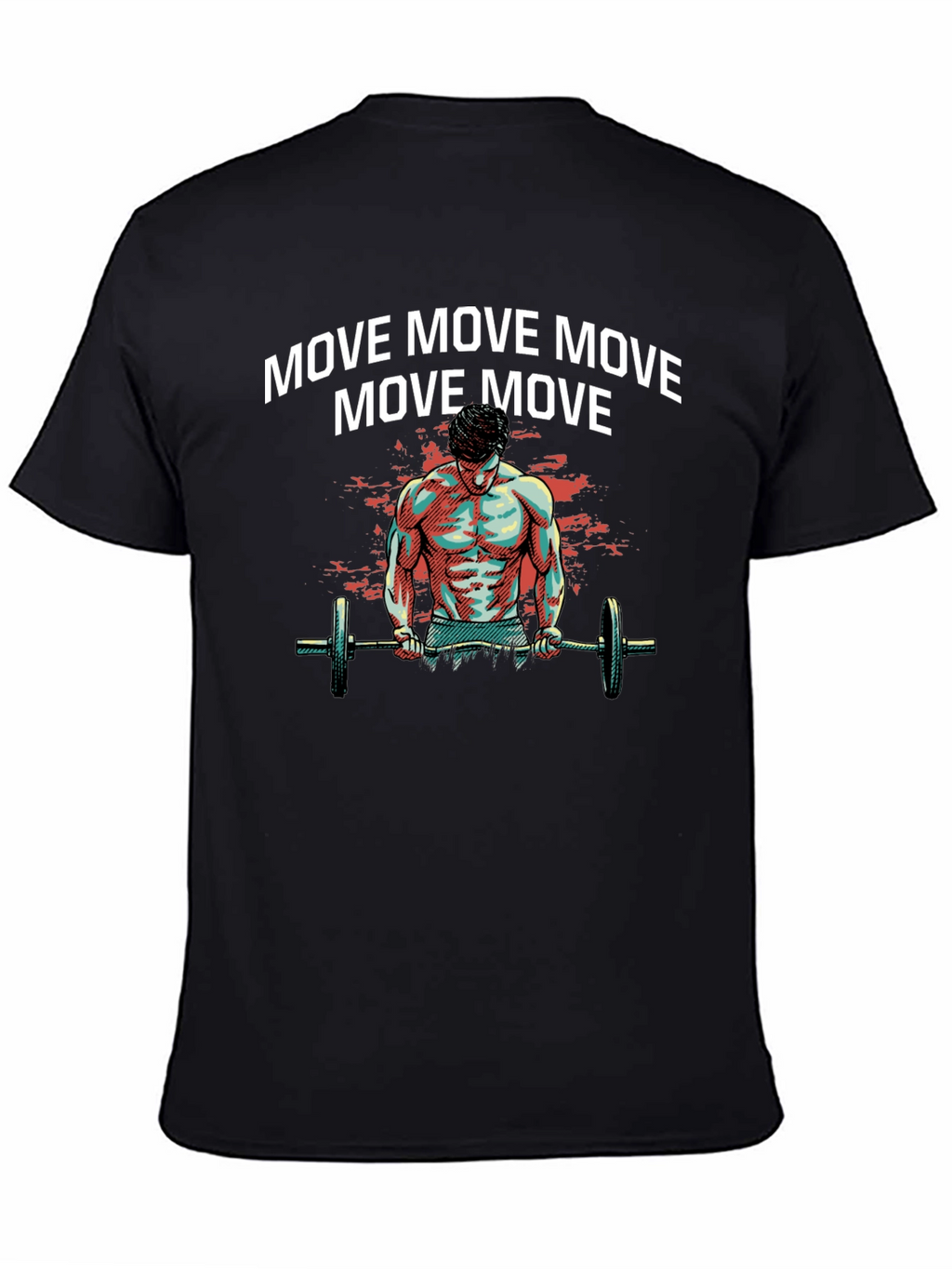 Move Gym Workout Graphic T-Shirt