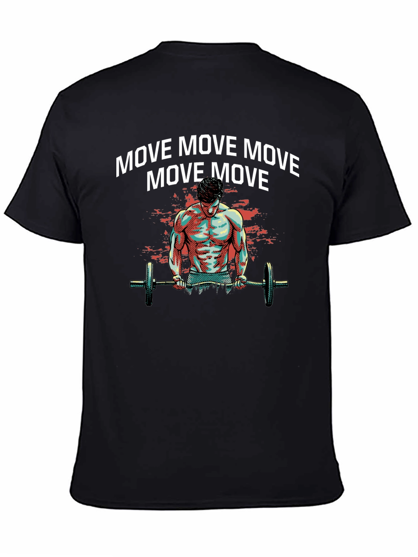Move Gym Workout Graphic T-Shirt