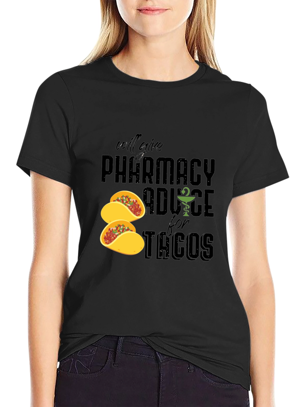 Pharmacy Advice for Tacos Graphic Tee