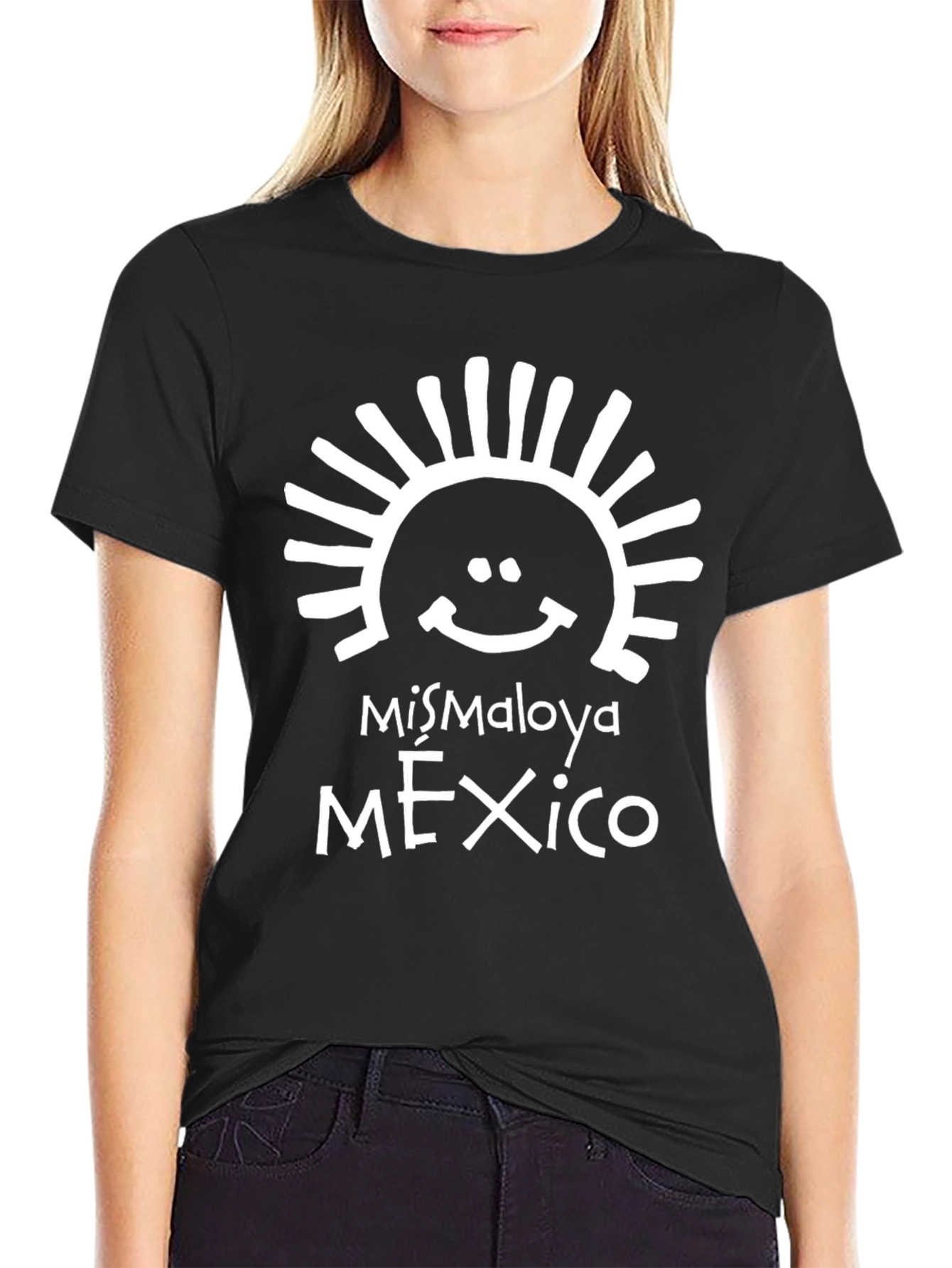 Mismaloya Mexico Graphic Tee - Black Casual T-Shirt