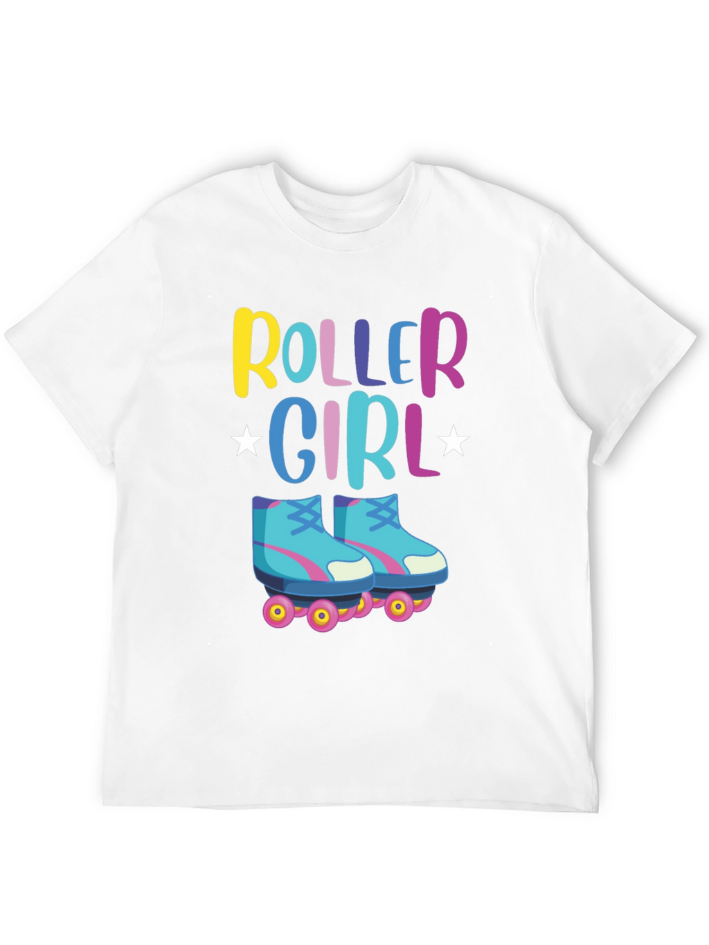 Roller Girl T-Shirt - Retro Skate Design
