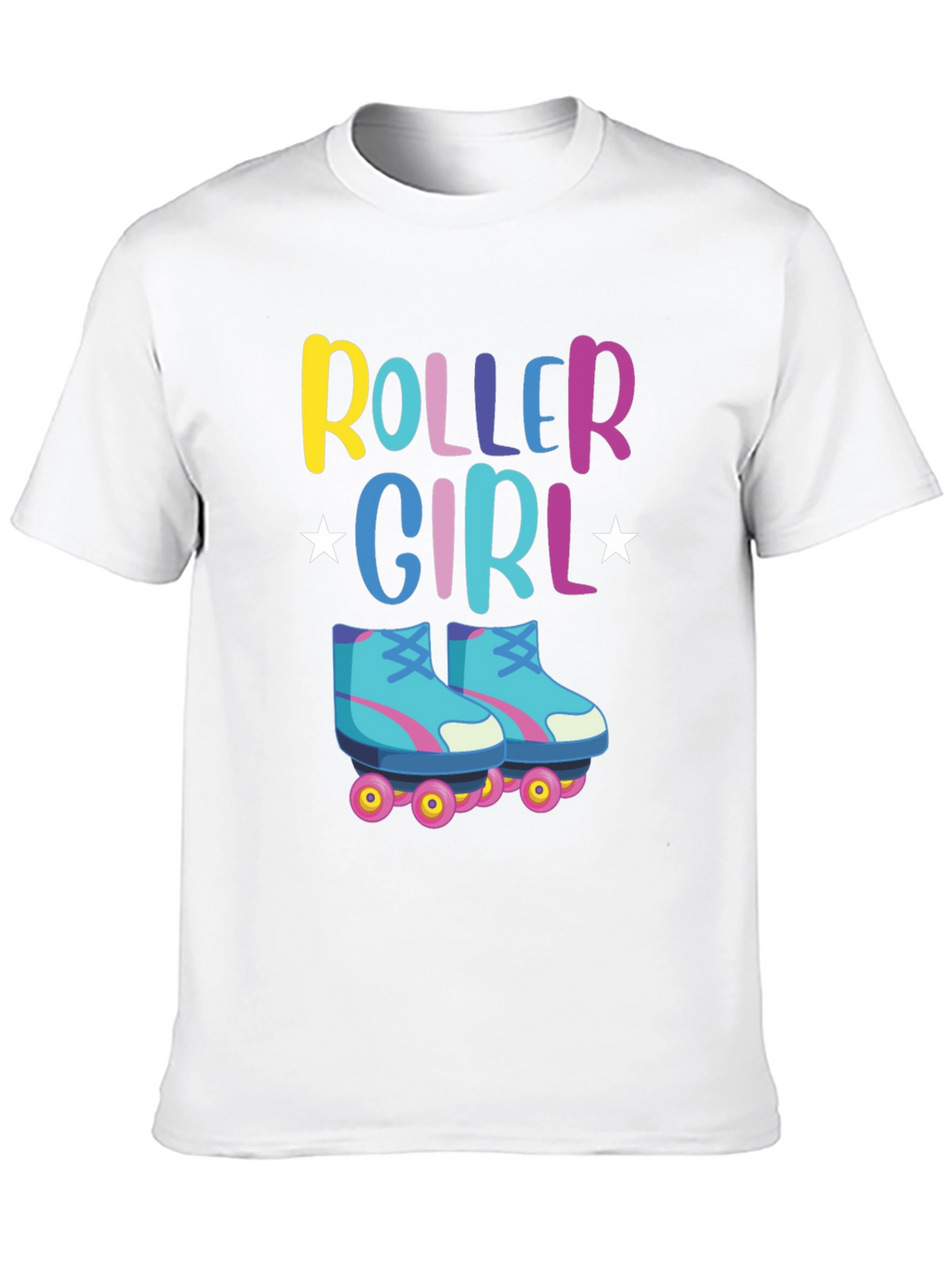 Roller Girl T-Shirt - Retro Skate Design