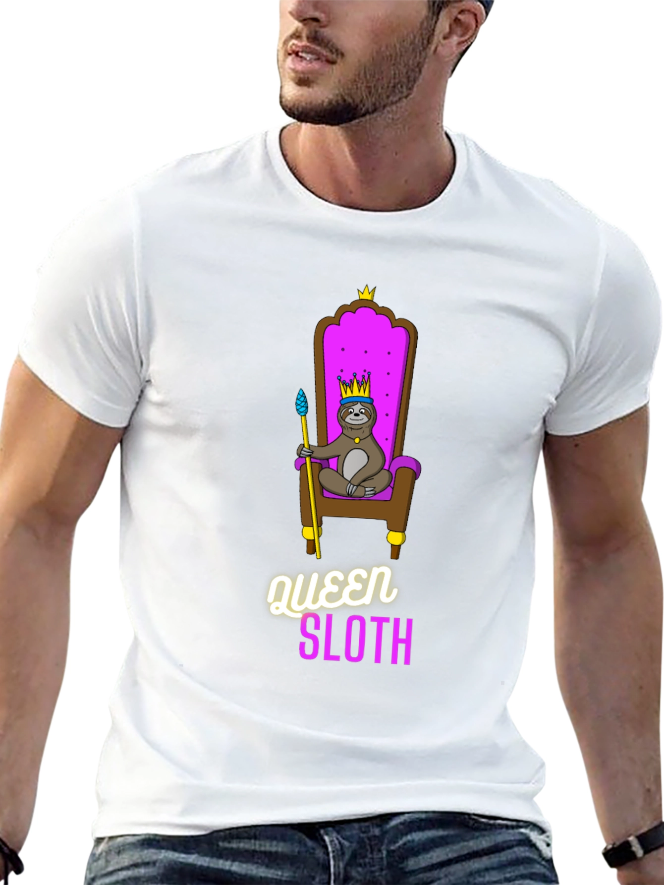 Queen Sloth Graphic T-Shirt