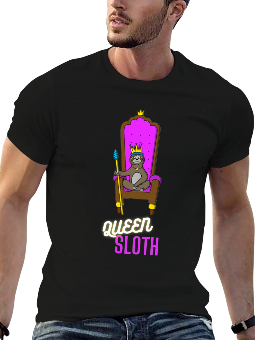 Queen Sloth Graphic T-Shirt